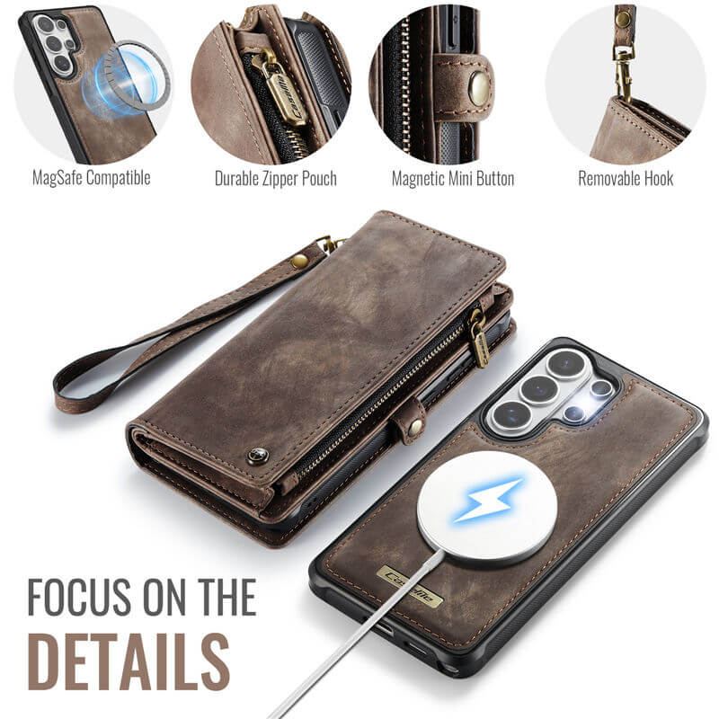 CaseMe Samsung Galaxy S26 Ultra 2-in-1 Magnetic RFID Wallet Case