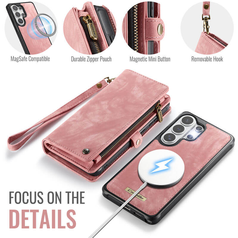CaseMe Samsung Galaxy S26 Ultra 2-in-1 Magnetic RFID Wallet Case
