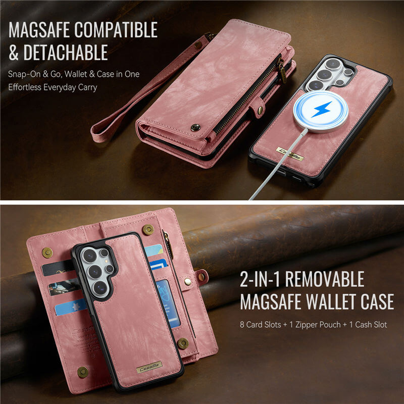 CaseMe Samsung Galaxy S26 Ultra 2-in-1 Magnetic RFID Wallet Case