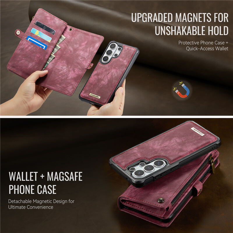 CaseMe Samsung Galaxy S26 Ultra 2-in-1 Magnetic RFID Wallet Case