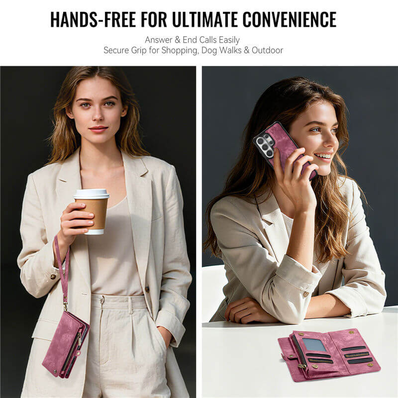 CaseMe Samsung Galaxy S26 Ultra 2-in-1 Magnetic RFID Wallet Case