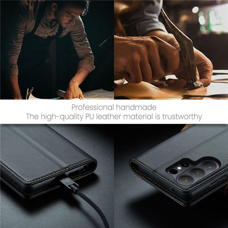 CaseMe Samsung Galaxy S26 Ultra RFID Wallet Case with Wireless Charging