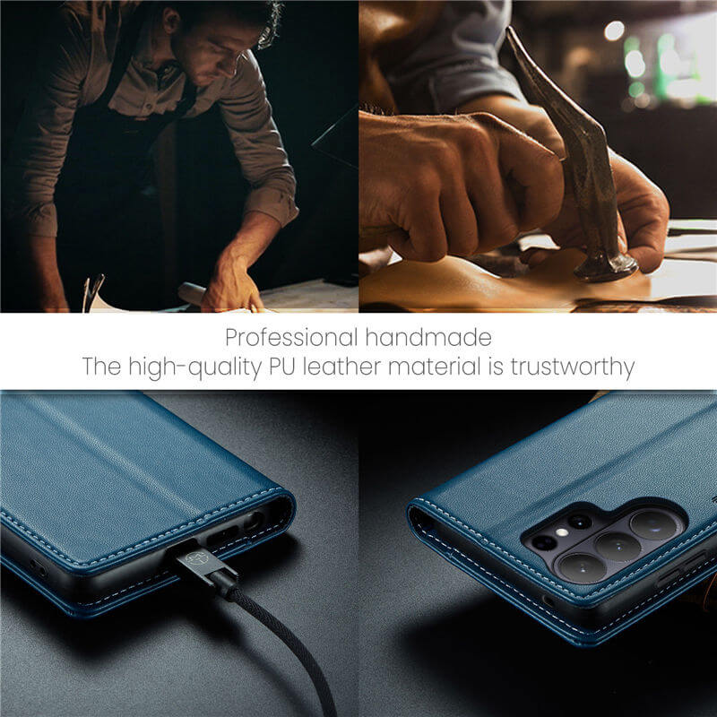 CaseMe Samsung Galaxy S26 Ultra RFID Wallet Case with Wireless Charging