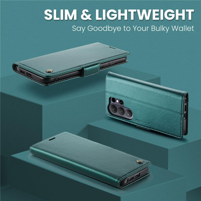 CaseMe Samsung Galaxy S26 Ultra RFID Wallet Case with Wireless Charging