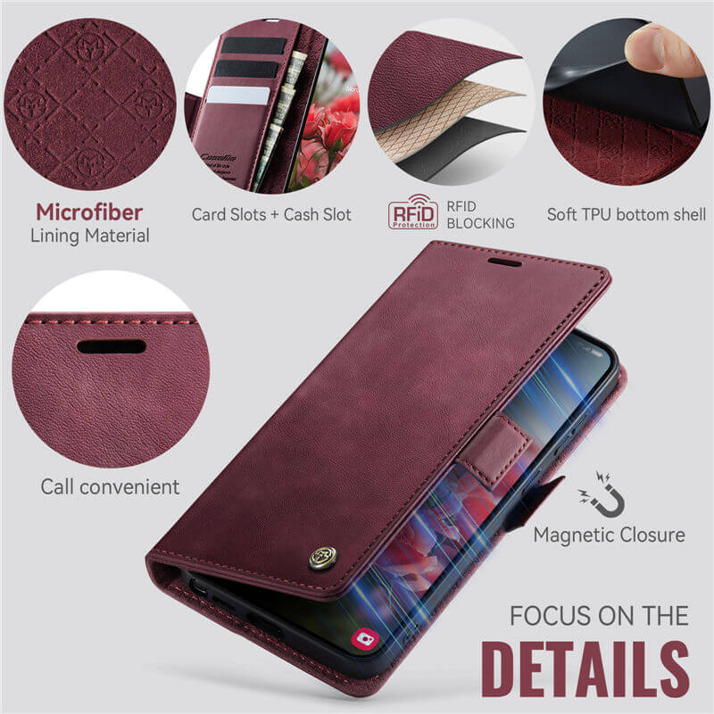 CaseMe Samsung Galaxy S26 Ultra RFID Wallet Case