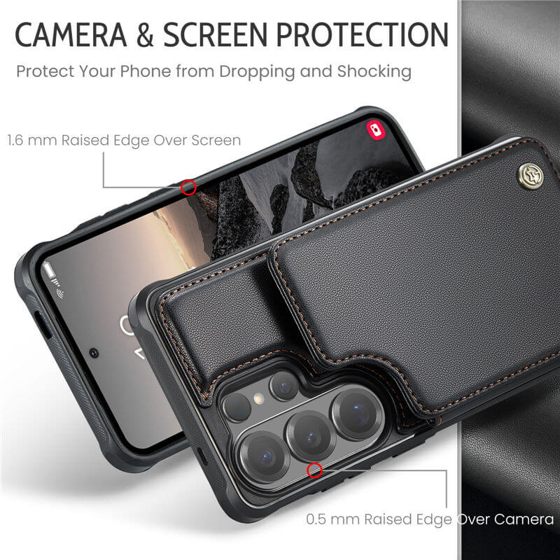 CaseMe Samsung Galaxy S26 Ultra RFID Blocking Card Holder Case