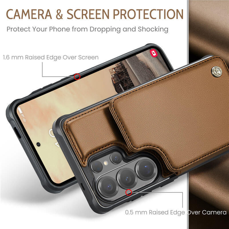 CaseMe Samsung Galaxy S26 Ultra RFID Blocking Card Holder Case
