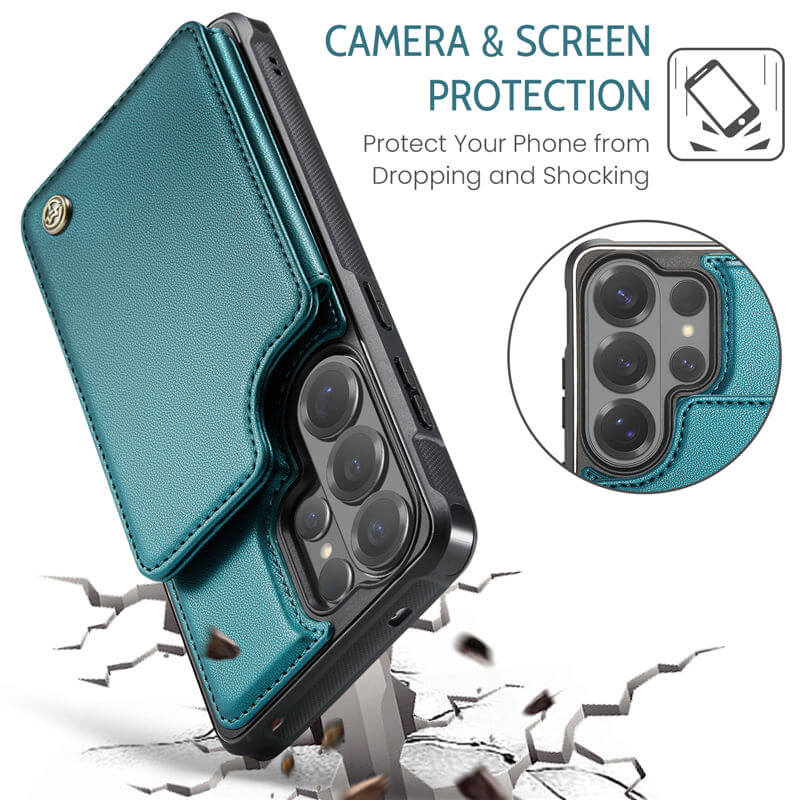 CaseMe Samsung Galaxy S26 Ultra RFID Blocking Card Holder Case