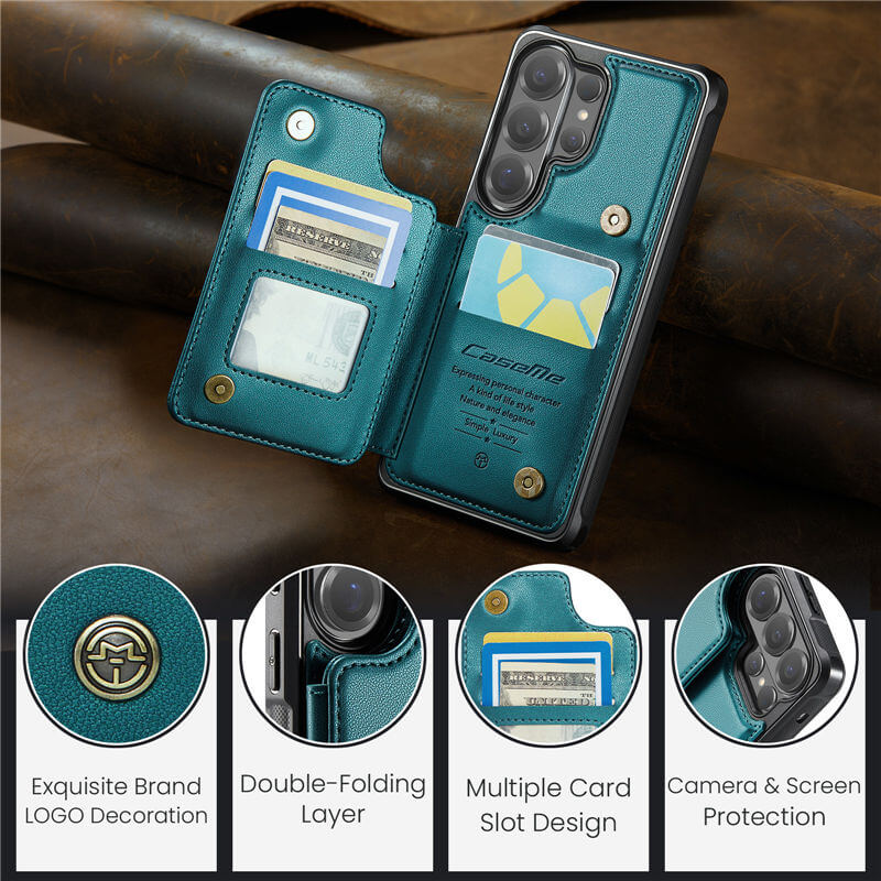 CaseMe Samsung Galaxy S26 Ultra RFID Blocking Card Holder Case