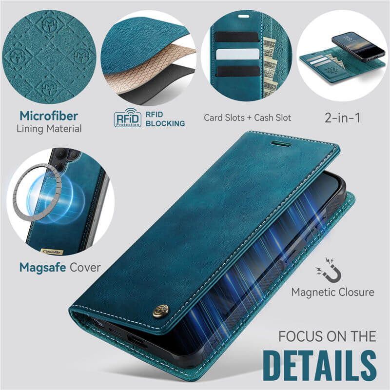 CaseMe Samsung Galaxy S26 Ultra 2-in-1 Magnetic Wallet Case