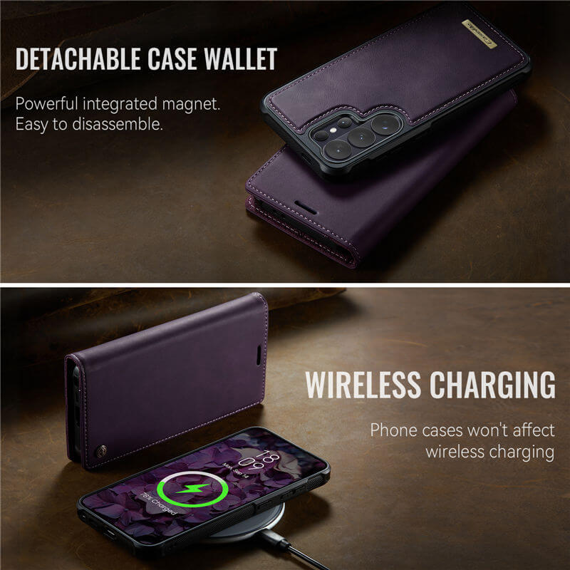 CaseMe Samsung Galaxy S26 Ultra 2-in-1 Magnetic Wallet Case