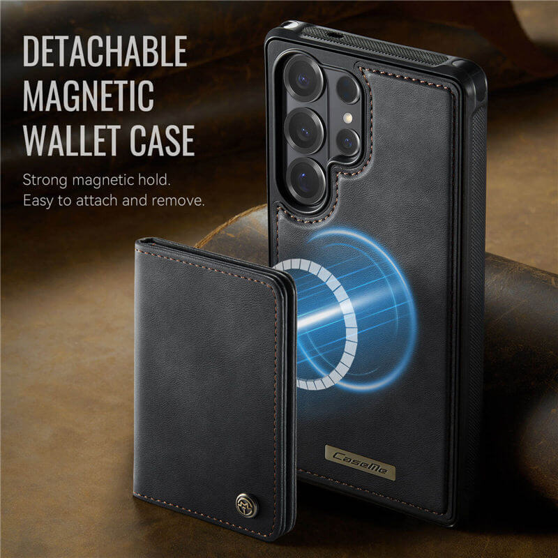 CaseMe Samsung Galaxy S26 Ultra 2-in-1 Magnetic Wallet Case