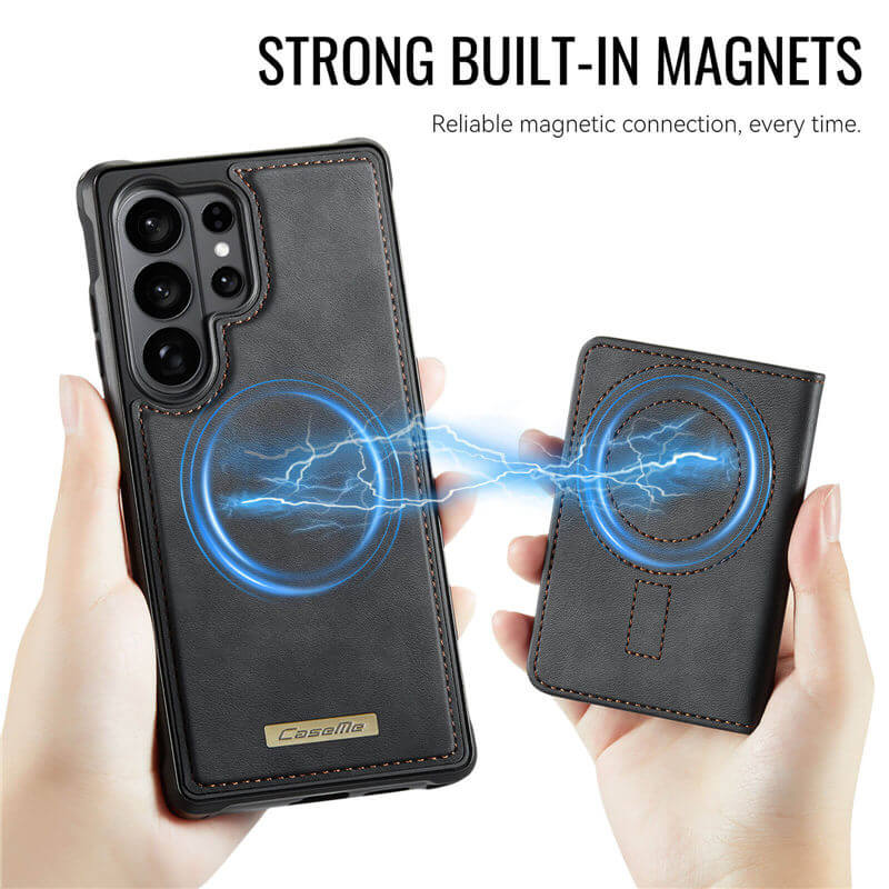 CaseMe Samsung Galaxy S26 Ultra 2-in-1 Magnetic Wallet Case