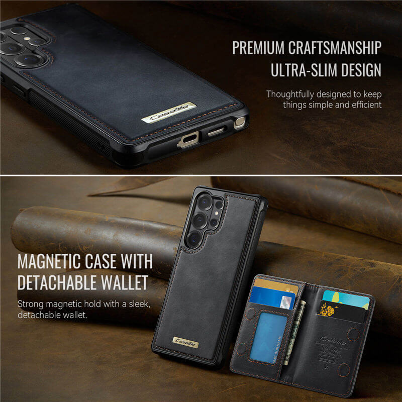 CaseMe Samsung Galaxy S26 Ultra 2-in-1 Magnetic Wallet Case