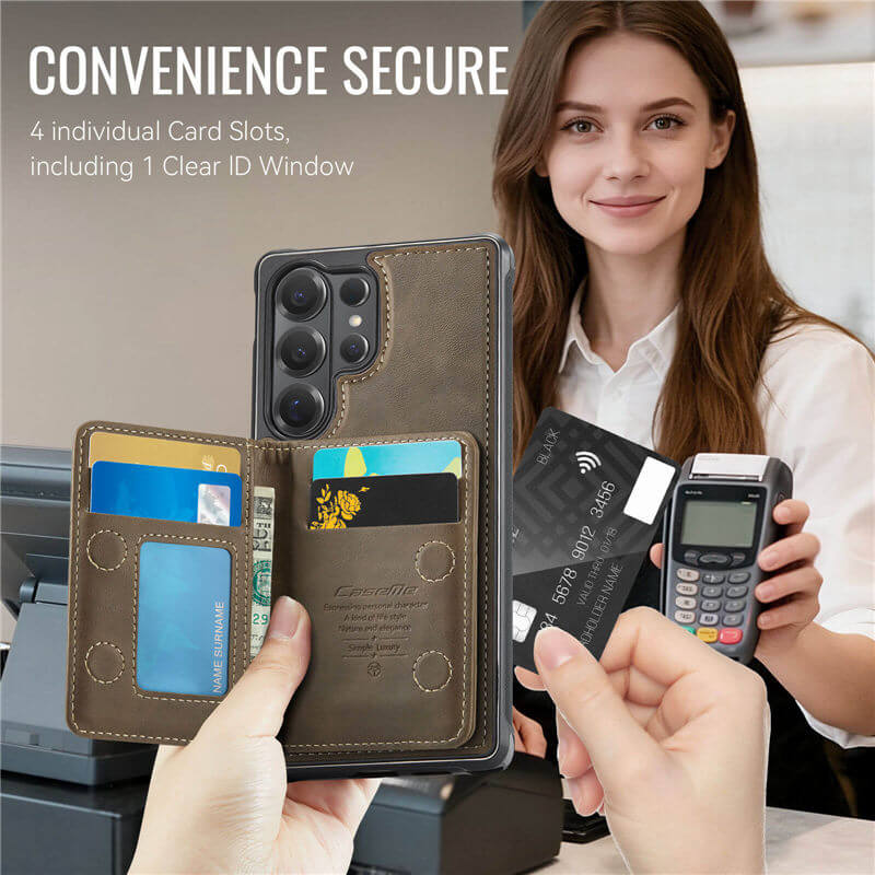 CaseMe Samsung Galaxy S26 Ultra 2-in-1 Magnetic Wallet Case