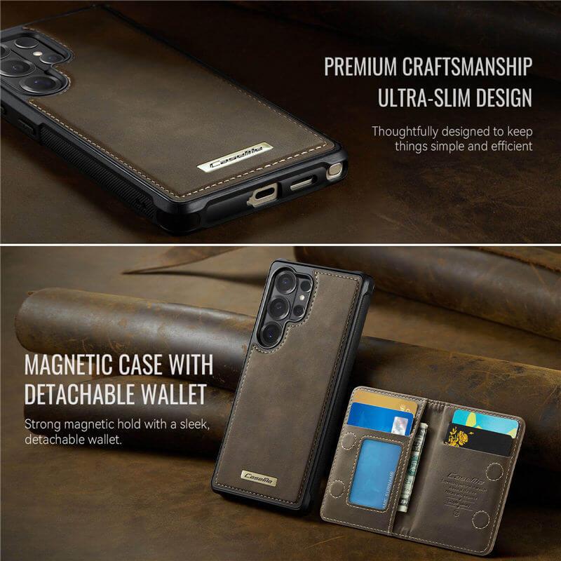 CaseMe Samsung Galaxy S26 Ultra 2-in-1 Magnetic Wallet Case