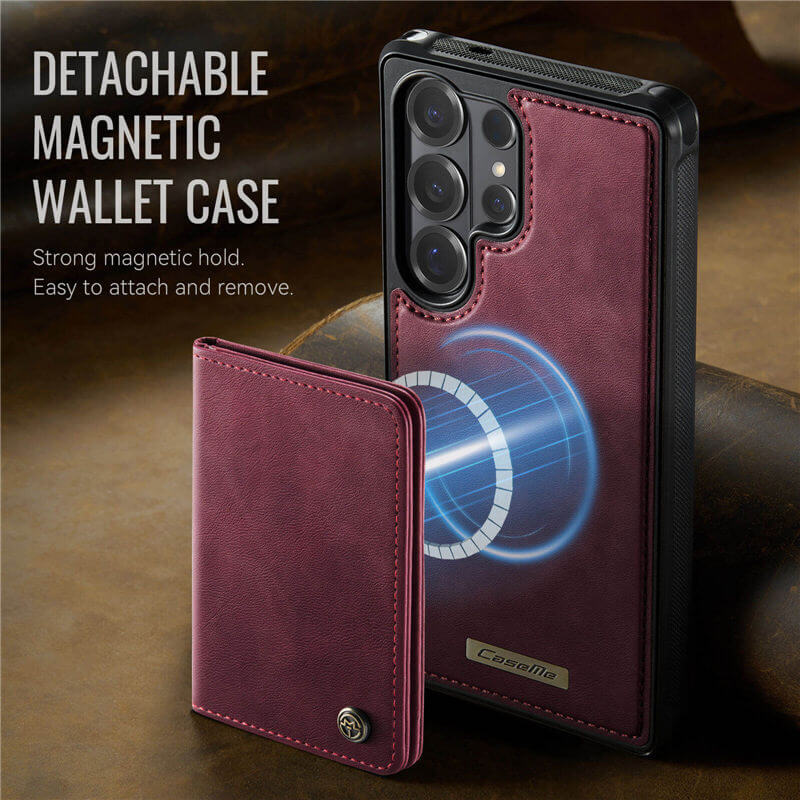 CaseMe Samsung Galaxy S26 Ultra 2-in-1 Magnetic Wallet Case