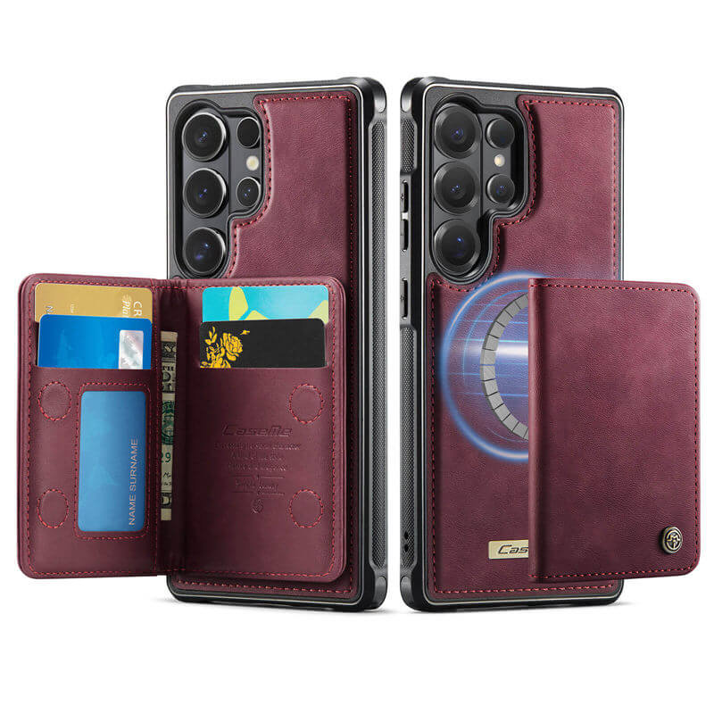 CaseMe Samsung Galaxy S26 Ultra 2-in-1 Magnetic Wallet Case