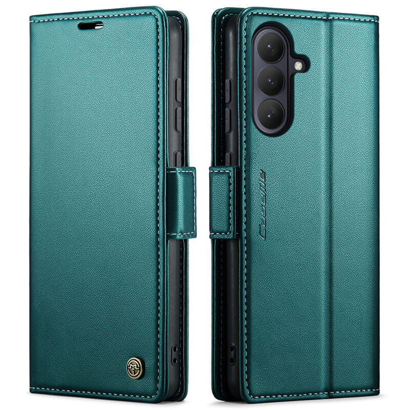 CaseMe Samsung Galaxy S26 RFID Wallet Case with Wireless Charging