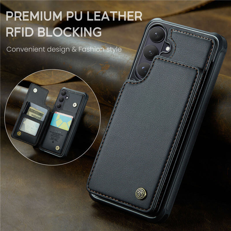 CaseMe Samsung Galaxy S26 RFID Blocking Card Holder Case