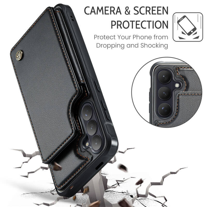 CaseMe Samsung Galaxy S26 RFID Blocking Card Holder Case