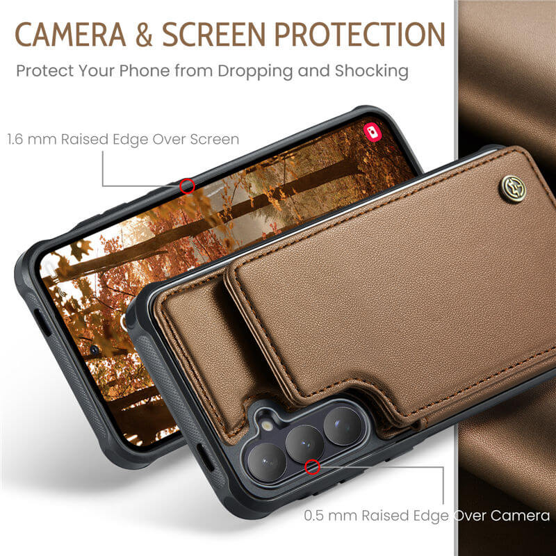 CaseMe Samsung Galaxy S26 RFID Blocking Card Holder Case