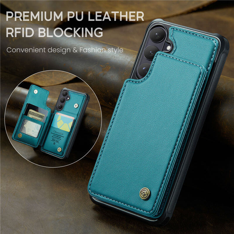 CaseMe Samsung Galaxy S26 RFID Blocking Card Holder Case