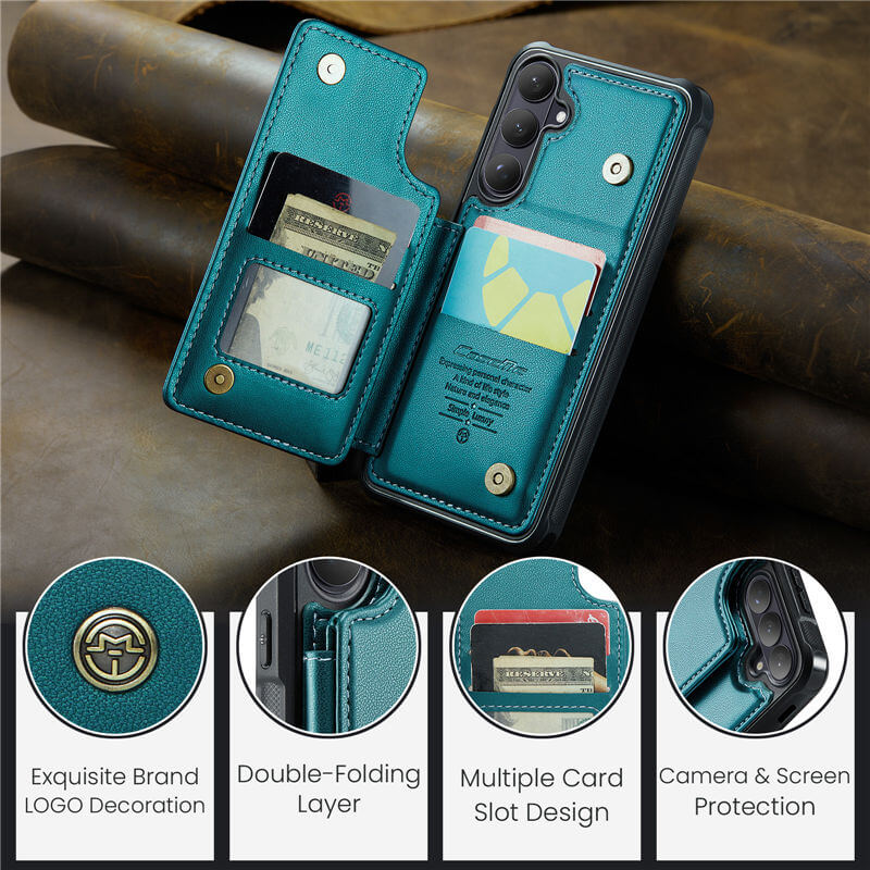 CaseMe Samsung Galaxy S26 RFID Blocking Card Holder Case