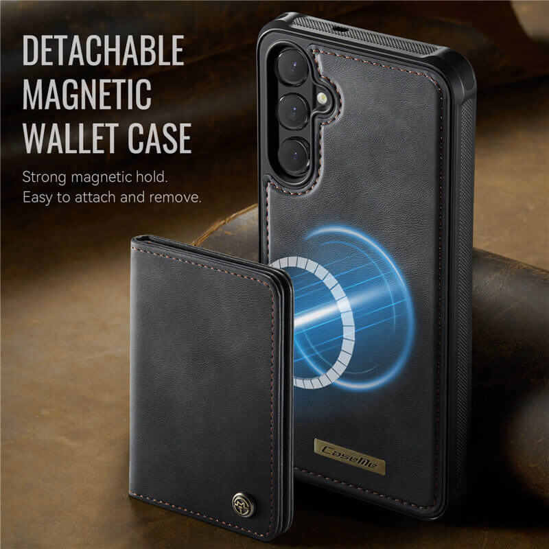 CaseMe Samsung Galaxy S26 2-in-1 Magnetic Wallet Case