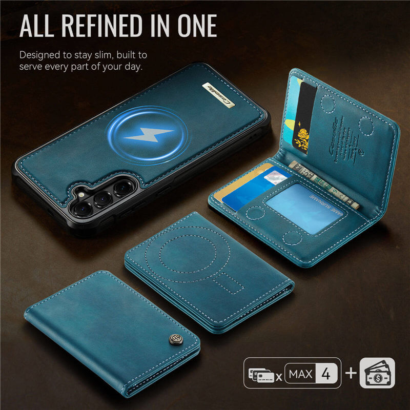 CaseMe Samsung Galaxy S26 Plus 2-in-1 Magnetic Wallet Case