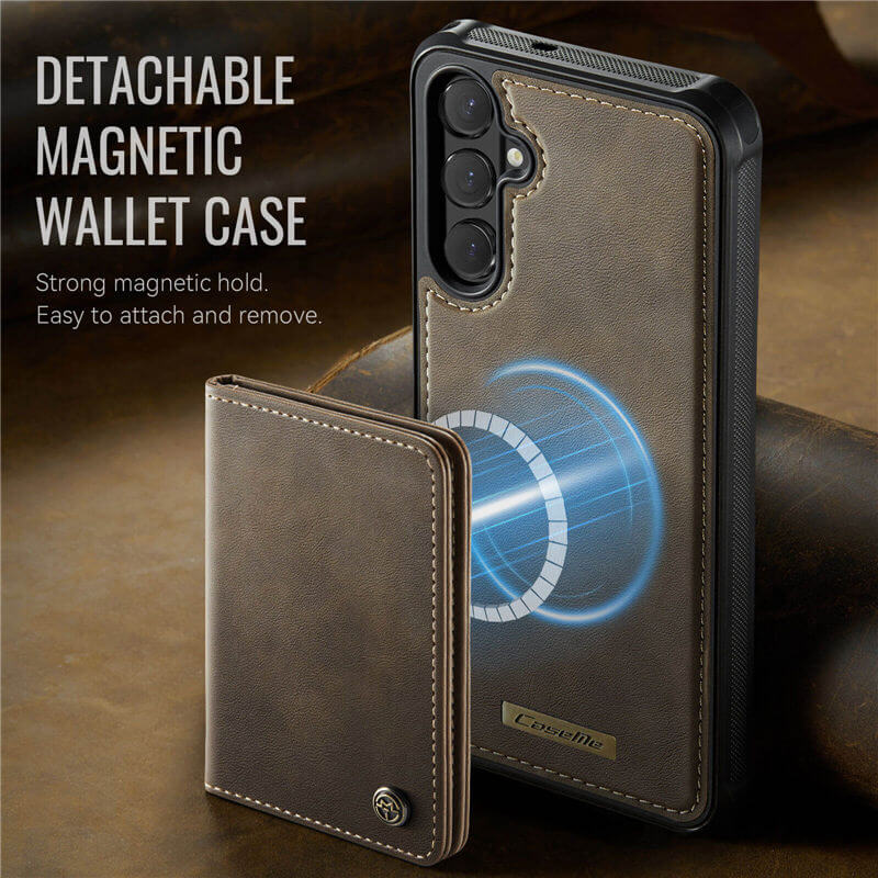CaseMe Samsung Galaxy S26 Plus 2-in-1 Magnetic Wallet Case