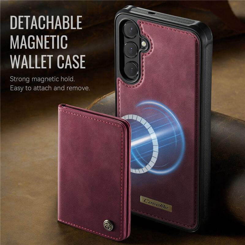 CaseMe Samsung Galaxy S26 Plus 2-in-1 Magnetic Wallet Case