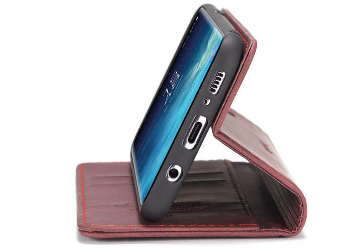 CaseMe Samsung Galaxy S8 Plus Wallet Kickstand Magnetic Flip Leather Case