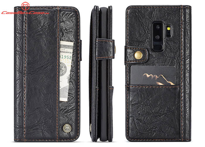 CaseMe Samsung Galaxy Note 9 Retro Card Slots Wallet Leather Case