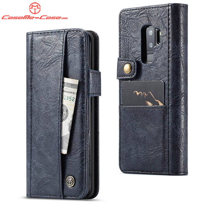 CaseMe Samsung Galaxy Note 9 Retro Card Slots Wallet Leather Case