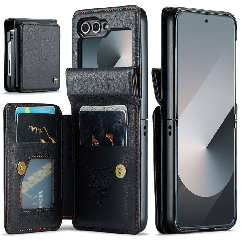 CaseMe Samsung Galaxy Z Flip7 FE RFID Blocking Card Holder Case
