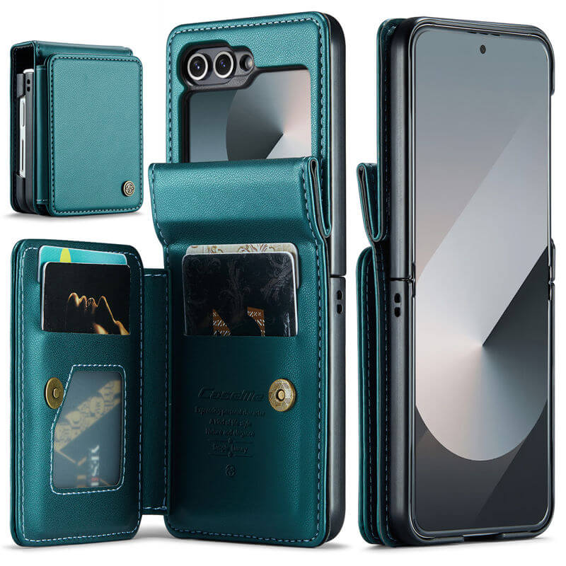 CaseMe Samsung Galaxy Z Flip7 FE RFID Blocking Card Holder Case