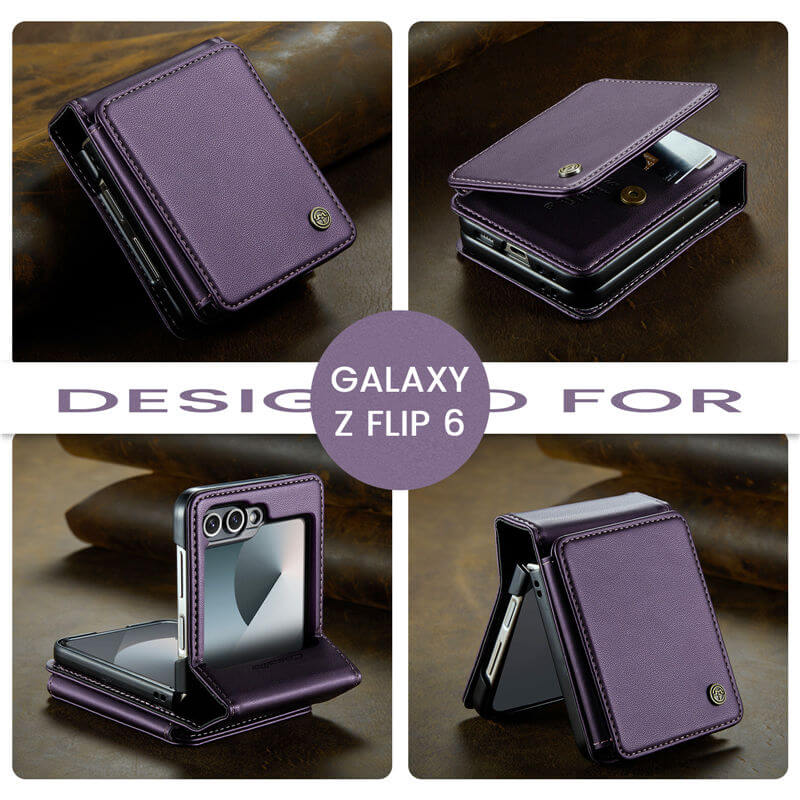 CaseMe Samsung Galaxy Z Flip7 FE RFID Blocking Card Holder Case