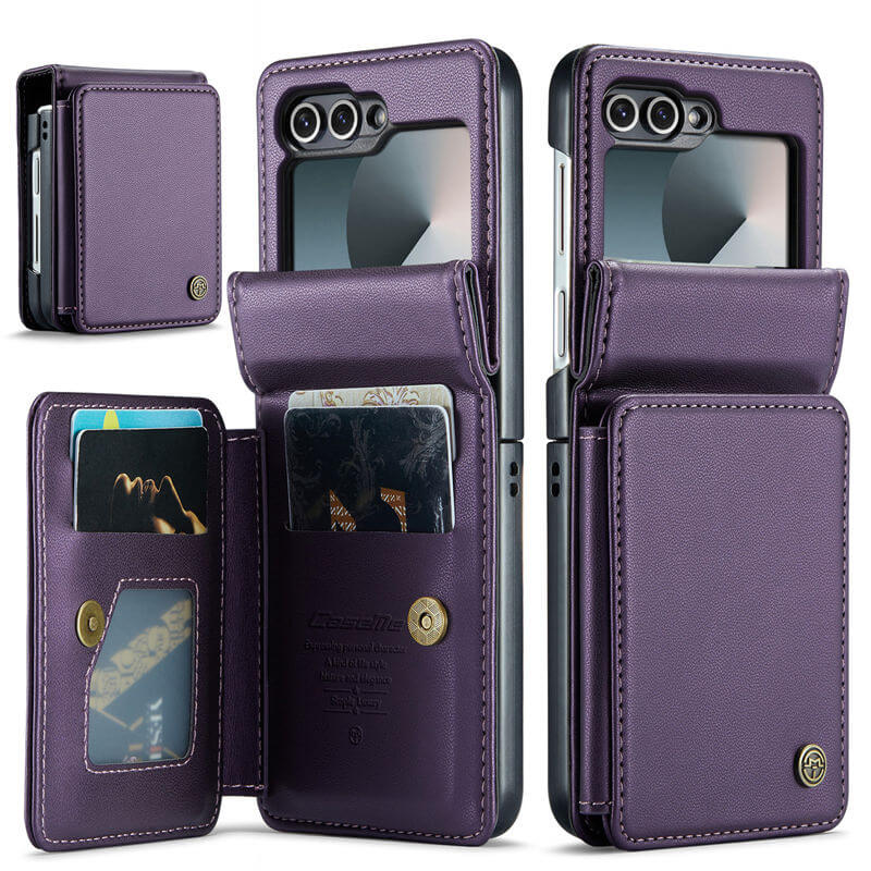 CaseMe Samsung Galaxy Z Flip7 FE RFID Blocking Card Holder Case