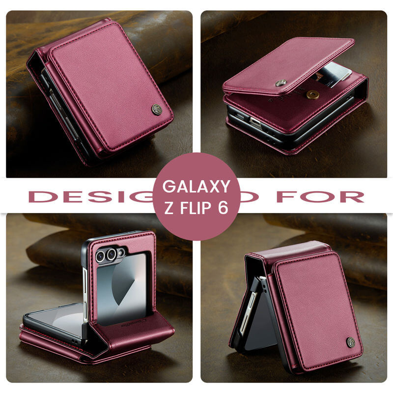 CaseMe Samsung Galaxy Z Flip7 FE RFID Blocking Card Holder Case
