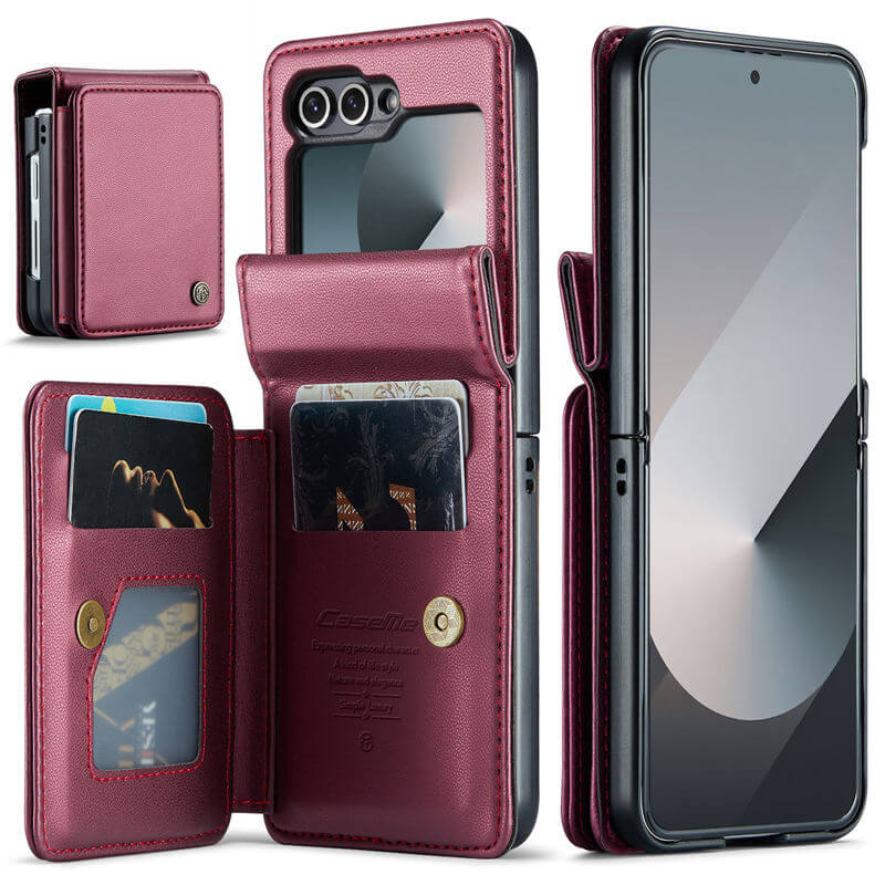 CaseMe Samsung Galaxy Z Flip7 FE RFID Blocking Card Holder Case