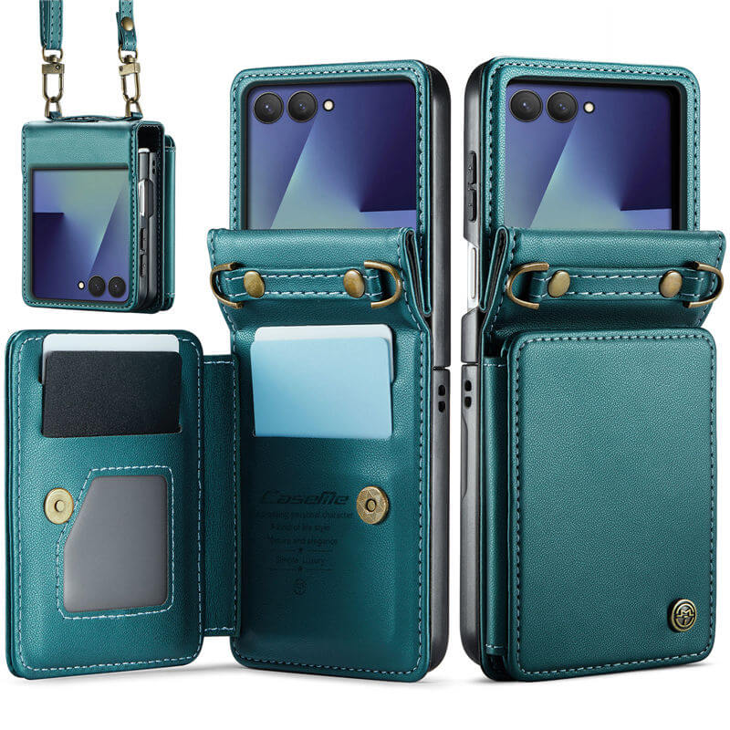 CaseMe Samsung Galaxy Z Flip 8 RFID Blocking Card Holder Case