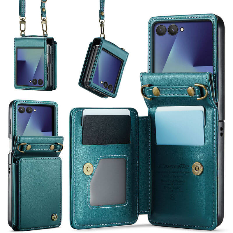 CaseMe Samsung Galaxy Z Flip 8 RFID Blocking Card Holder Case