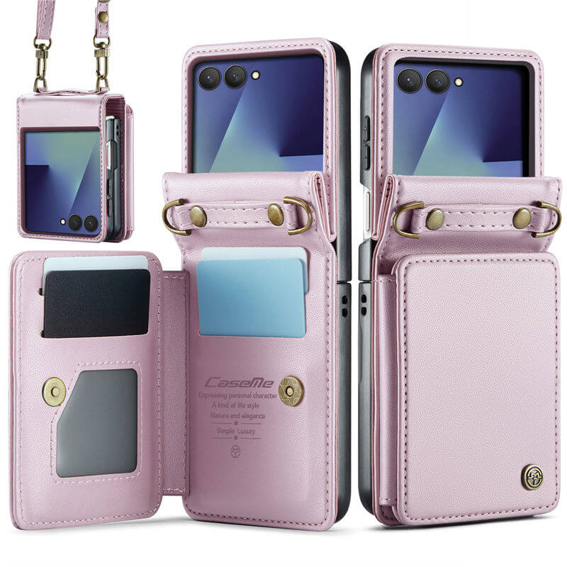 CaseMe Samsung Galaxy Z Flip 8 RFID Blocking Card Holder Case