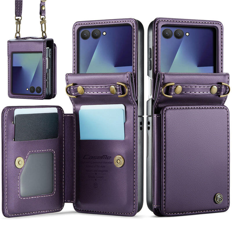CaseMe Samsung Galaxy Z Flip 8 RFID Blocking Card Holder Case