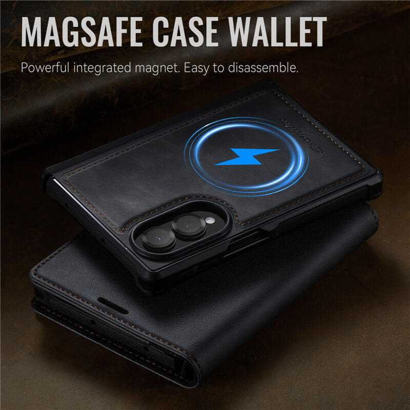 CaseMe Samsung Galaxy Z Fold 8 2-in-1 Magnetic Wallet Case