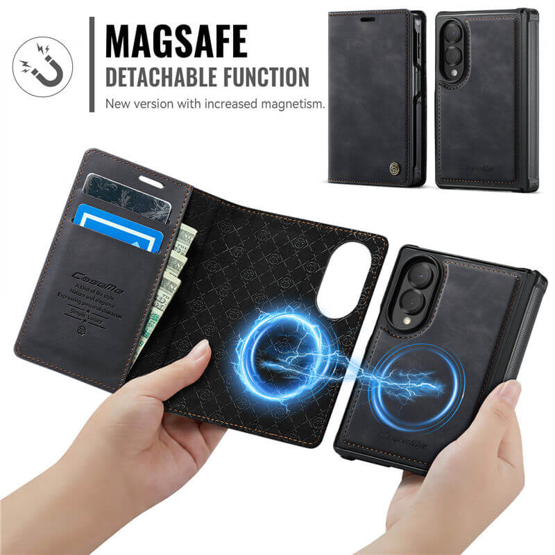 CaseMe Samsung Galaxy Z Fold 8 2-in-1 Magnetic Wallet Case