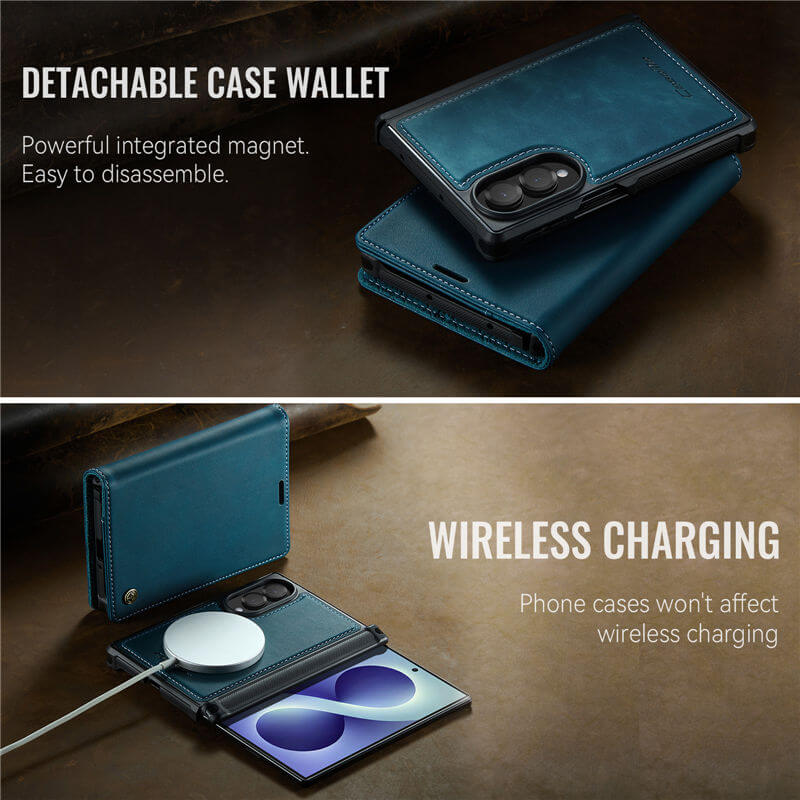 CaseMe Samsung Galaxy Z Fold 8 2-in-1 Magnetic Wallet Case