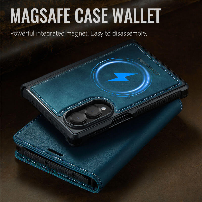 CaseMe Samsung Galaxy Z Fold 8 2-in-1 Magnetic Wallet Case