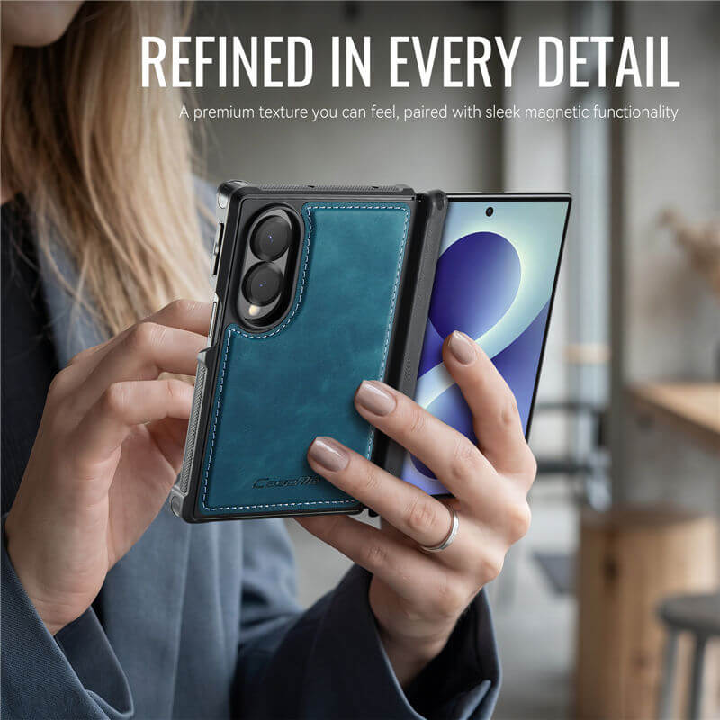CaseMe Samsung Galaxy Z Fold 8 2-in-1 Magnetic Wallet Case